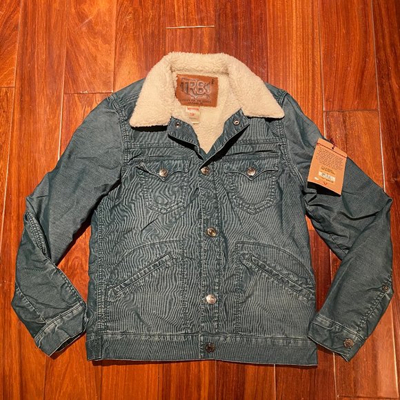 true religion sherpa denim jacket